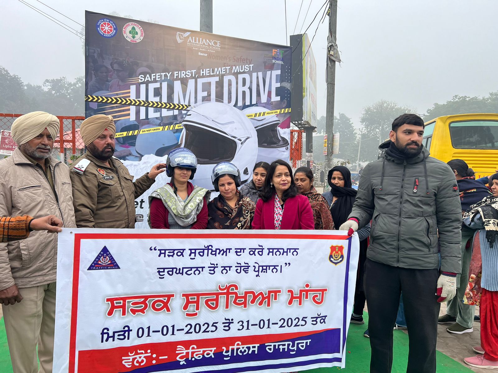 Traffic Police Rajpura Celebrates Road Safety Month